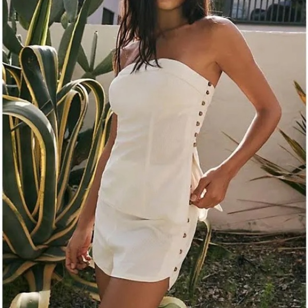 Free People White/ Cream Pin up set